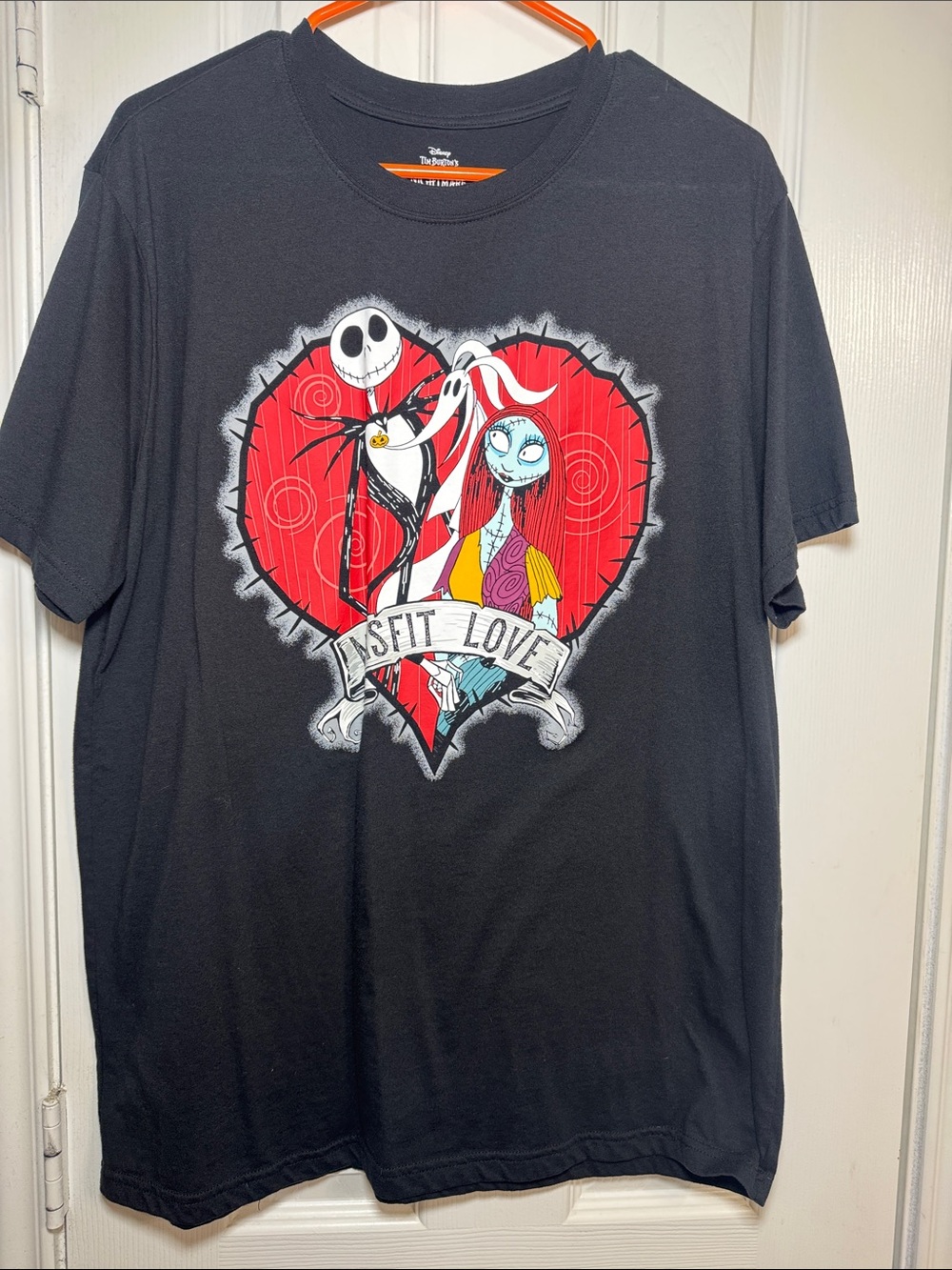Disney Black 'Misfit Love' The Nightmare Before Christmas Graphic Tee